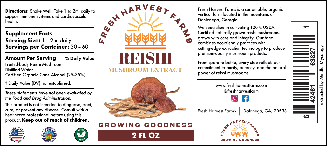 Reishi Mushroom Extract Tincture