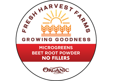 Beet Microgreens + Beet Root Powder