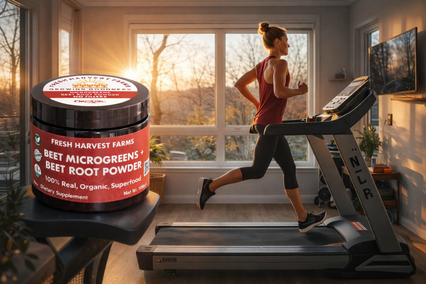 Beet Microgreens + Beet Root Powder